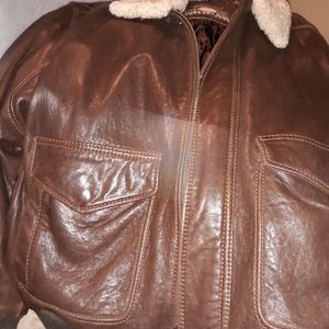 Marc New York leather bomber jacket